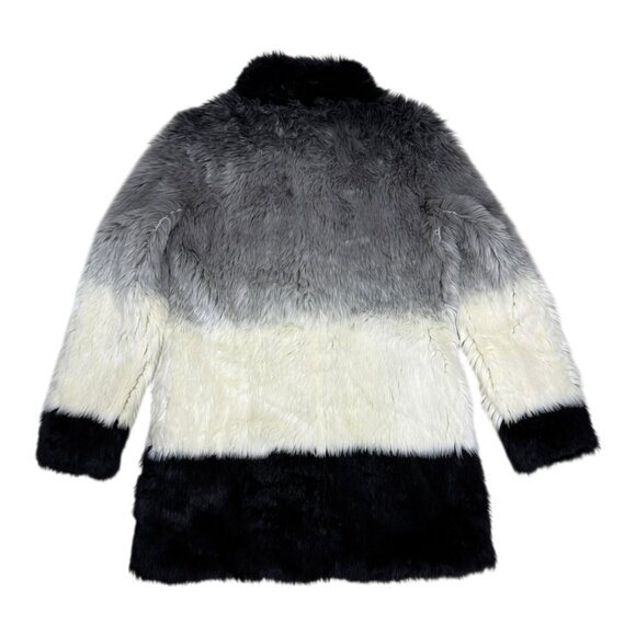 CALVIN KLEIN Faux Fur Designer Winter Parka Coat Jacket Womens XS - Picture 2 of 6